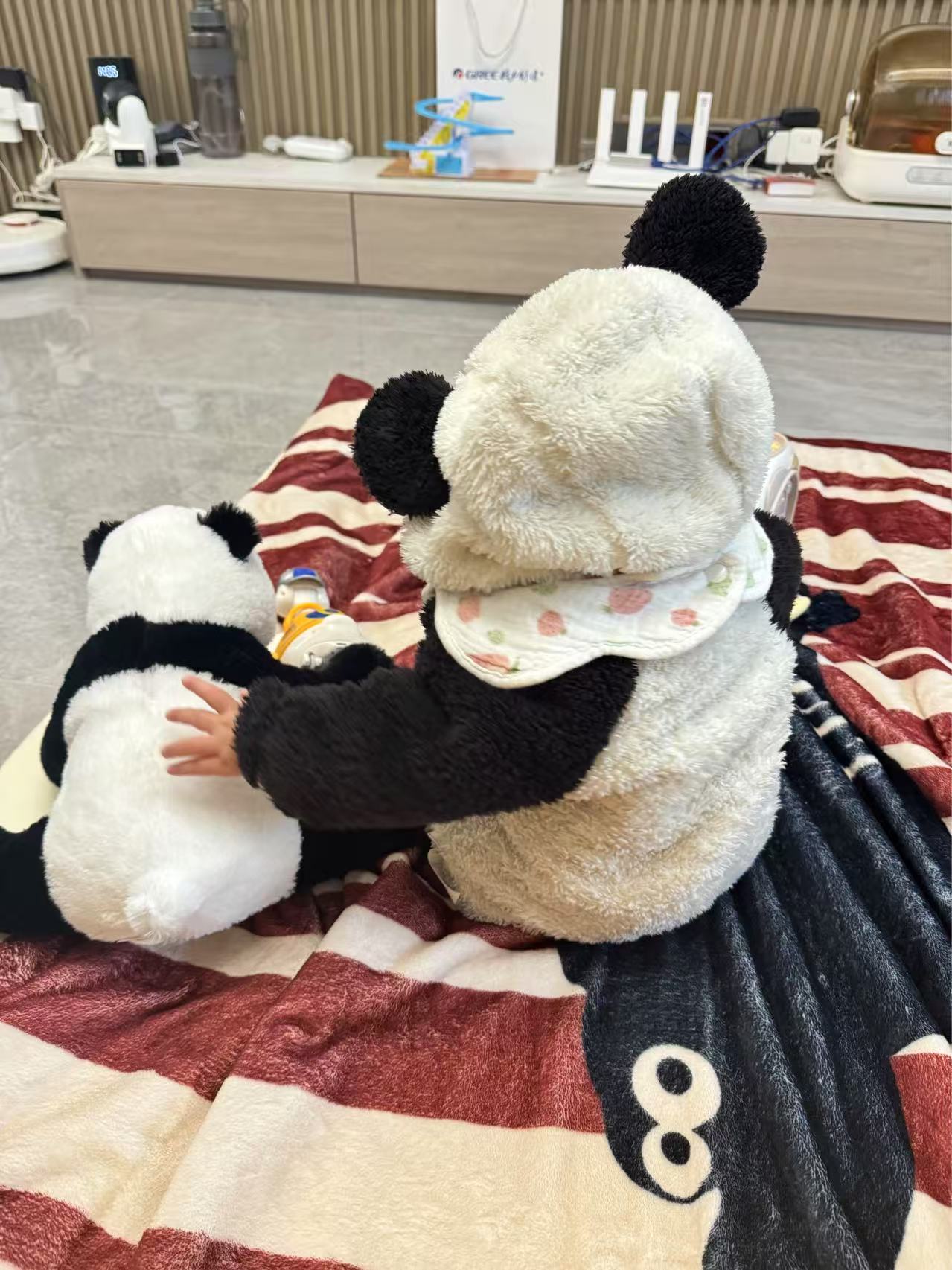 两只小熊猫